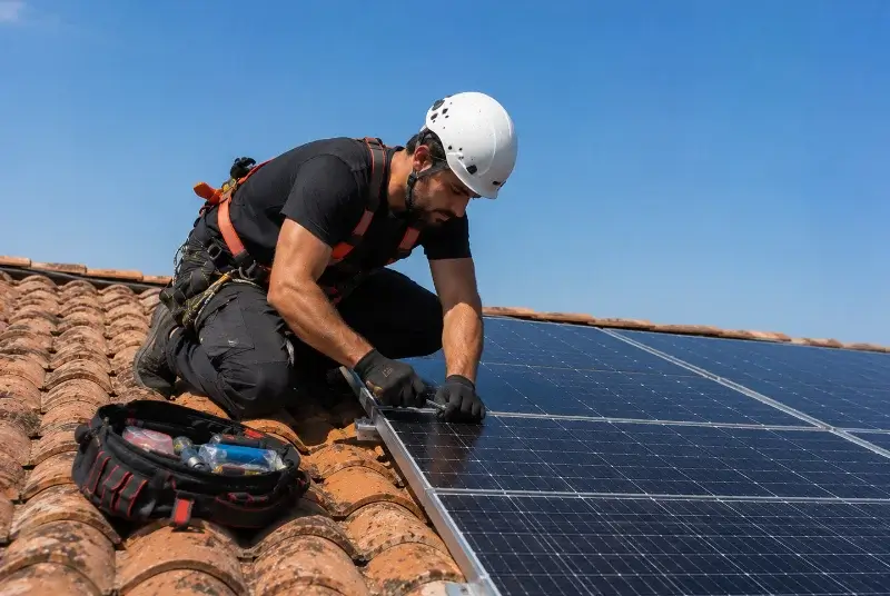 Maintenance et monitoring de panneaux solaires à Pollionnay