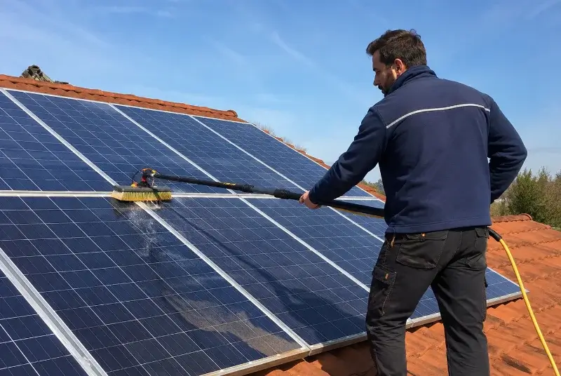 Nettoyage et entretien de panneaux solaires à Pollionnay